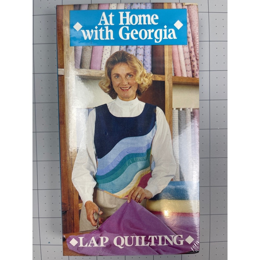 NEW ENTIRE SET At Home with Georgia Lap Quilting VHS Vol. 1-22 Georgia Bonesteel